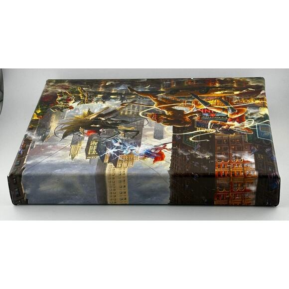 Battle Royale Women of DC Comics 10"x8" Certified Kincaid Canvas painting - Picture 10 of 11